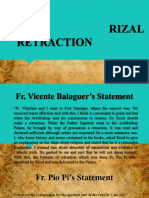 The Rizal Retraction
