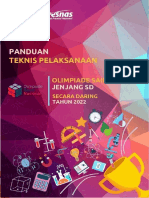 Panduan Osn SD Tahun 2022 Ok