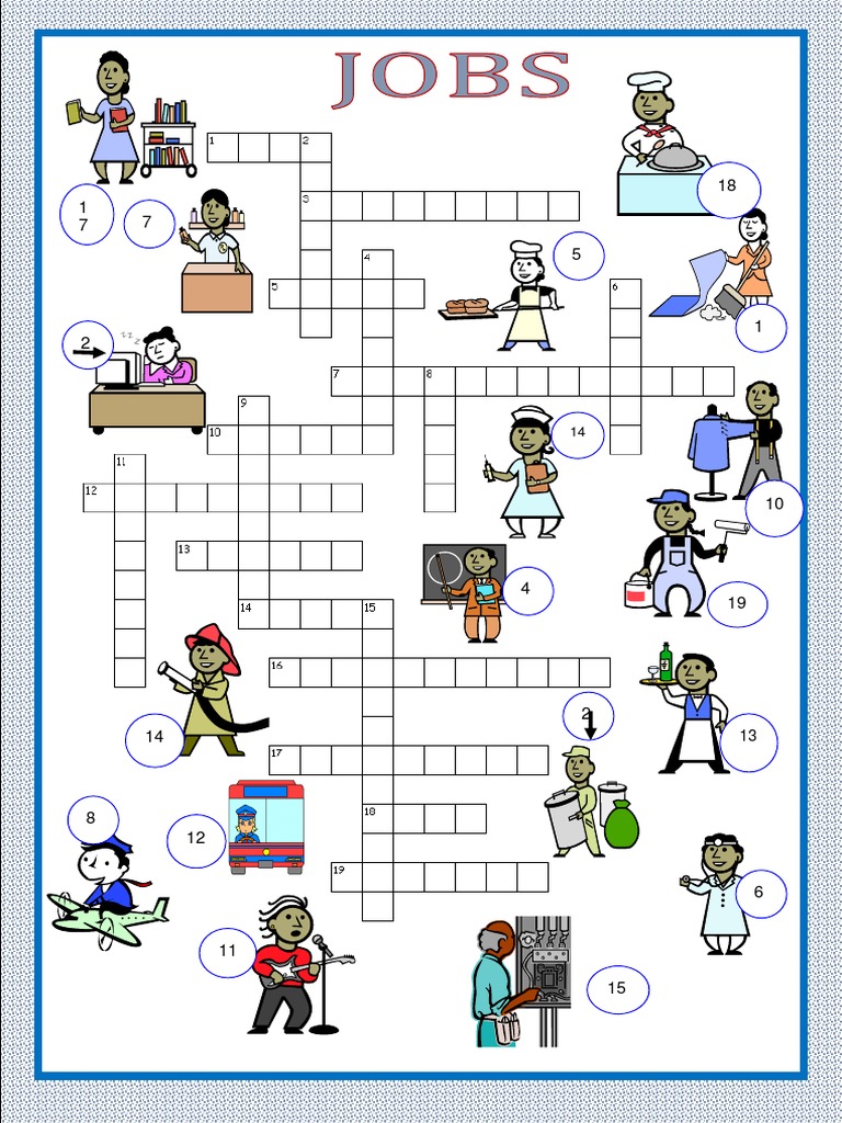 Jobs Crosswords 2022 PDF