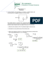 Problem Set Resistance