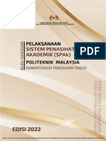 EBuku Panduan Pelaksanaan Sistem Penasihatan Akademik (SPAk) Politeknik Malaysia Edisi 2022 KPT