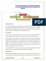 Evaluar norma ISO 27001 objetivo y proceso implementación empresa