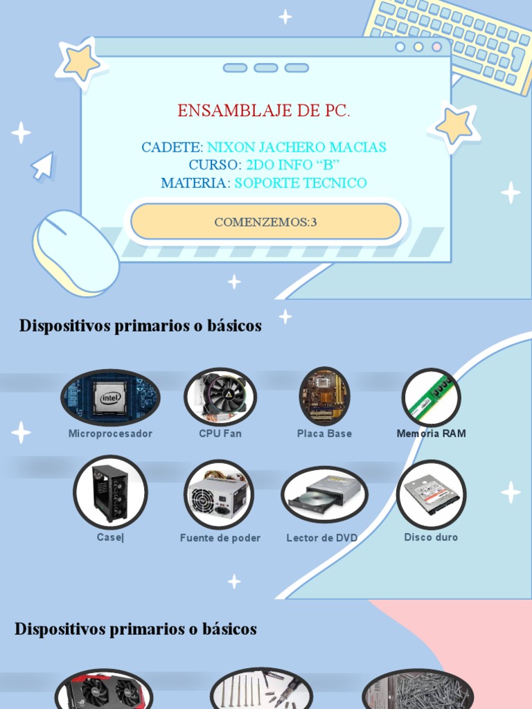 Guía Completa para Ensamblar un PC | PDF | Hardware de la computadora ...