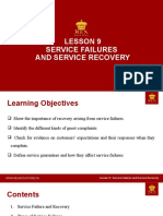 QSM 09 Service Failures and Service Recovery