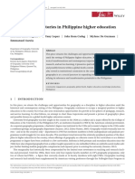 Geography Trajectories in Philippine Higher Education