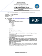 Lembar Jawaban Percobaan KD 3.9 Reaksi Reduksi Dan Oksidasi 2