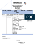 Weekly Home Learning Plan 2 Malet