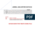 Jadwal Jaga Apotik Hayfa Juli 2022