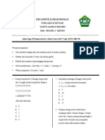 Soal Olimpiade Matematika 1