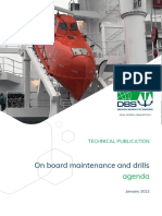 DBS On Board Maintenance and Drills Agenda (January 2022 Edition)