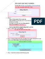 Hướng dẫn sinh viên thi trắc nghiệm Online