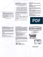 STERILIZER SETUP INSTRUCTIONS