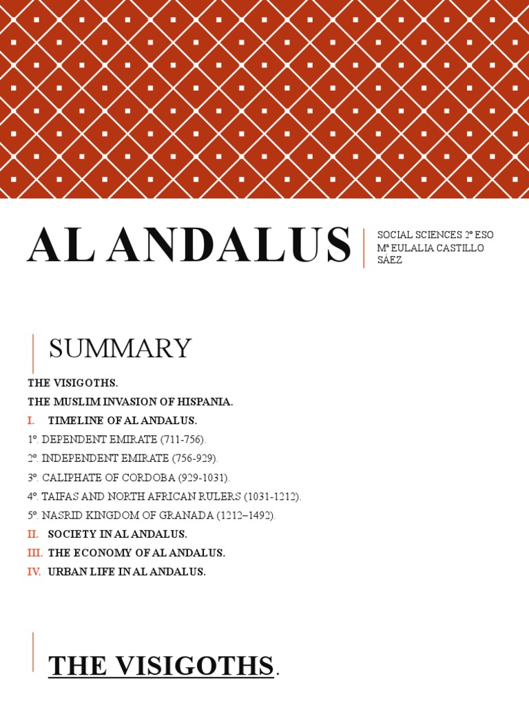 Al Andalus English PDF Al Andalus Middle Ages