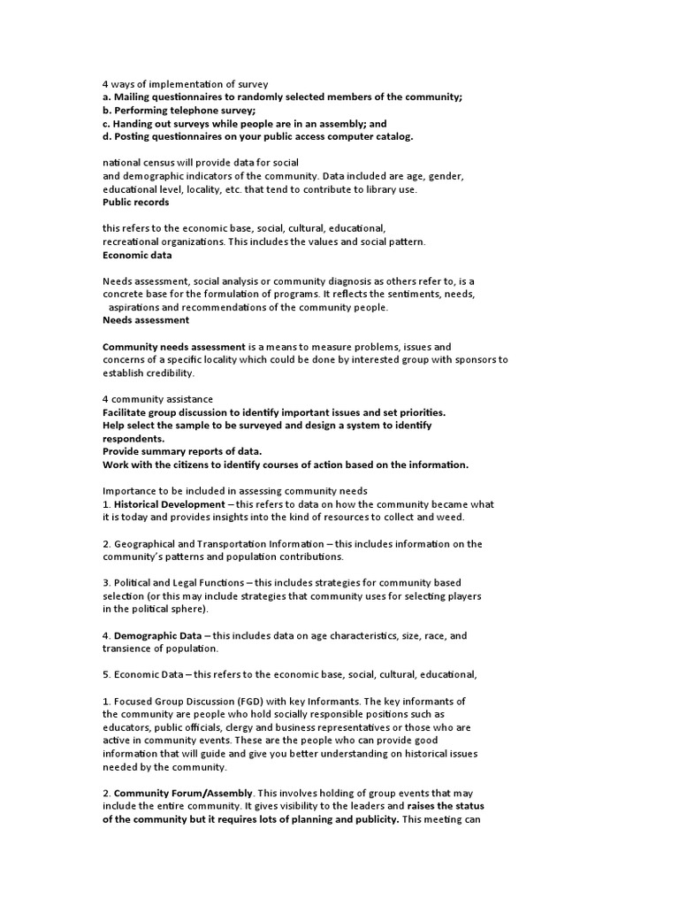 4 ways of implementation of survey pdf survey methodology needs