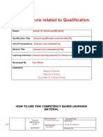 Planned Training Session Form