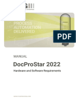 DocProStar 2022 Hardware Software Requirements