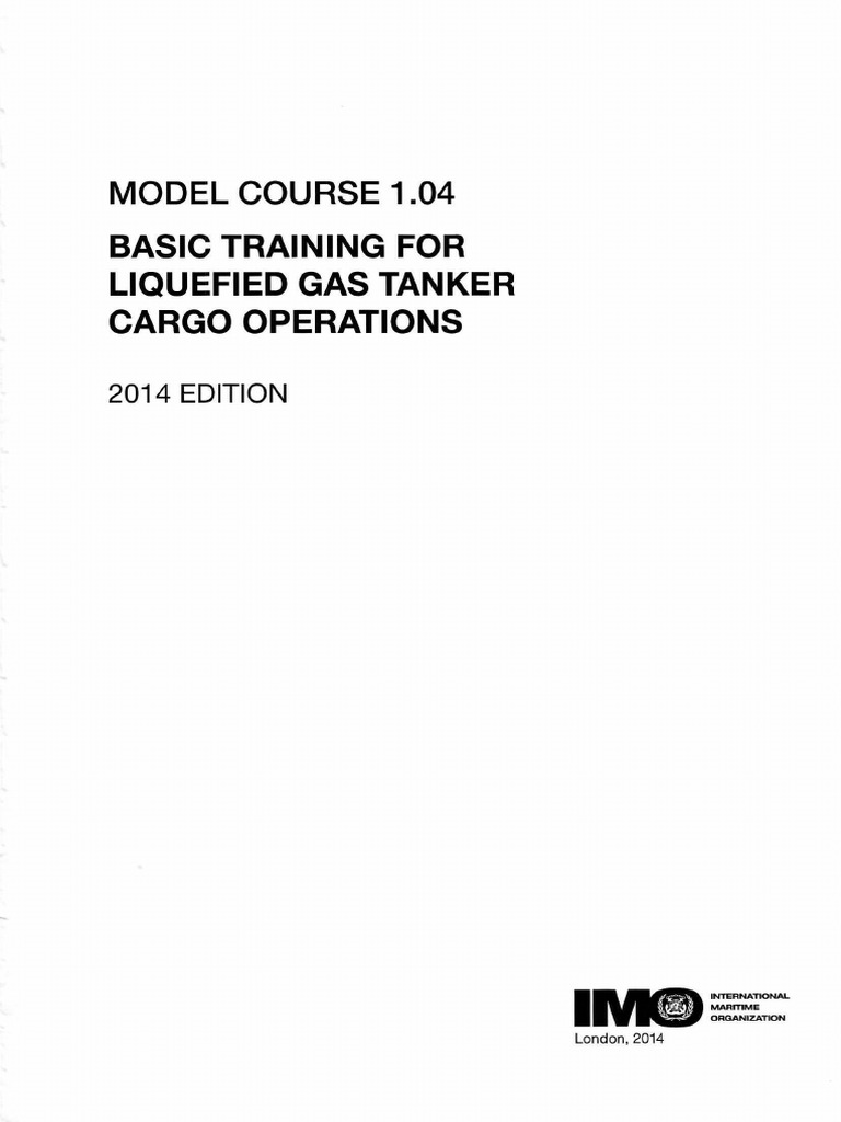 IMO Model Course 1.04 BLGT, 2014 Edition PDF