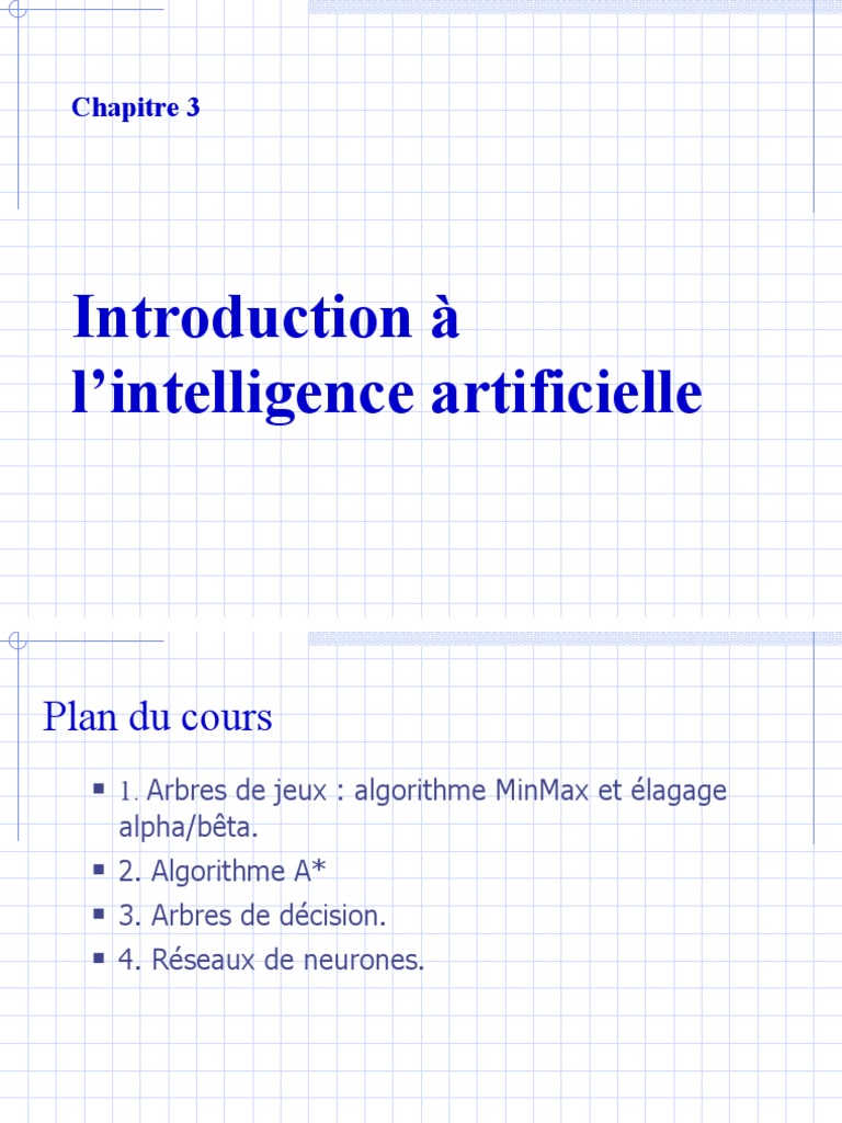 Algorithme MinMax en IA | PDF | Mathématiques appliqués