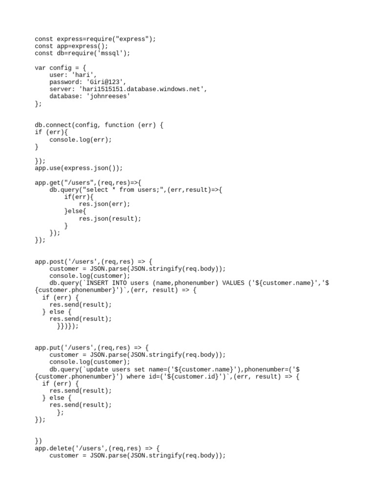 React Rest Api | PDF