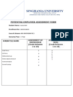 Sampal Form Potential-Employer-Assessment-Form