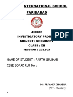 Parth Gulihar Chemistry Project