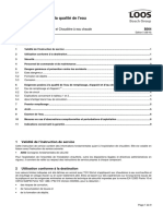 Directive Concernant La Qualité de L'eau: Sommaire