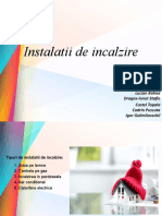 Instalatii de Incalzire