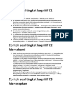 Contoh Soal Tingkat Kognitif C1