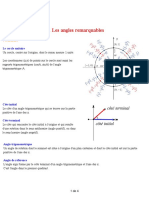 5.1 Les Angles Remarquables