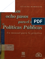 LIBRO_Los Ocho Pasos Para El Analisís de Políticas Públicas (Eugene Bardach)