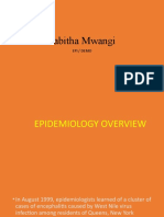 Epidemiology Overview