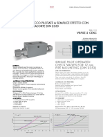 Valvole Di Blocco Pilotate A Semplice Effetto Con Cartucce Extracorte Din 2353 Vbpse 2 Cexc