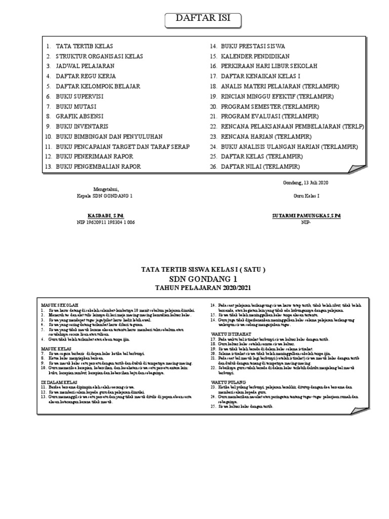 Administrasi KL 1 A 20192020 2 PDF