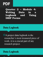 Data Logbook