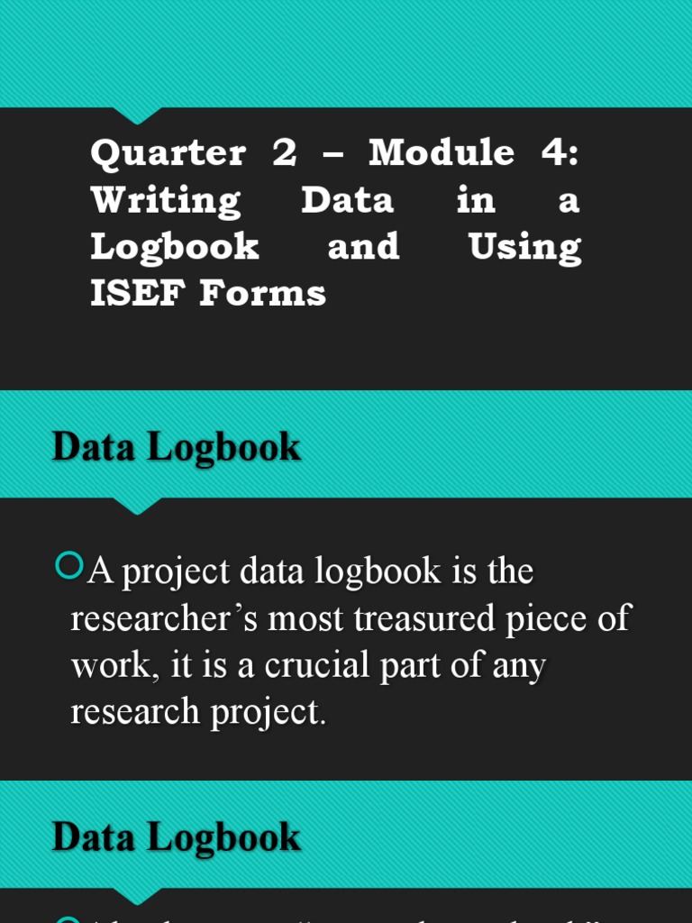 Data Logbook PDF Experiment Data