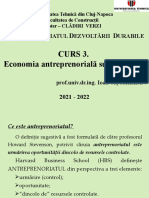 Curs 3 - Antreprenoriatul Dezvoltarii Durabile - Economie Antreprenoriala - Ioan ASCHILEAN - 2021-2022