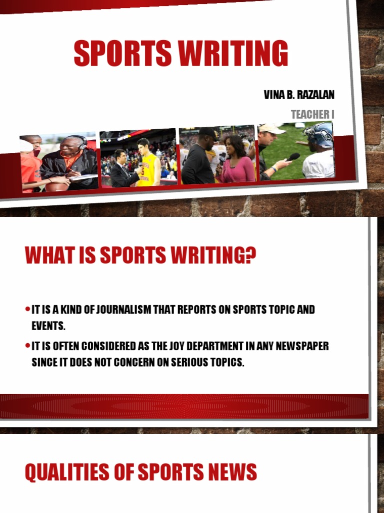 Sports Writing Autosaved PDF Sports