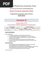 Syllabus of MCA - Management - 2020 Patt - Sem III and IV - 13122021