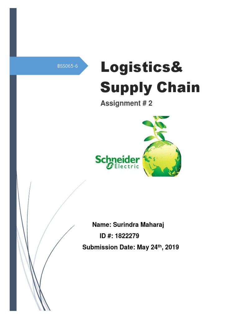 Evaluating Schneider Electric's Supply Chain | PDF | Supply Chain ...