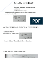 Ocean, Tides &waves - RES ECE