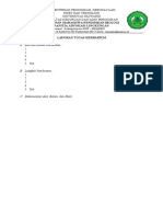 Format Laporan Herbarium