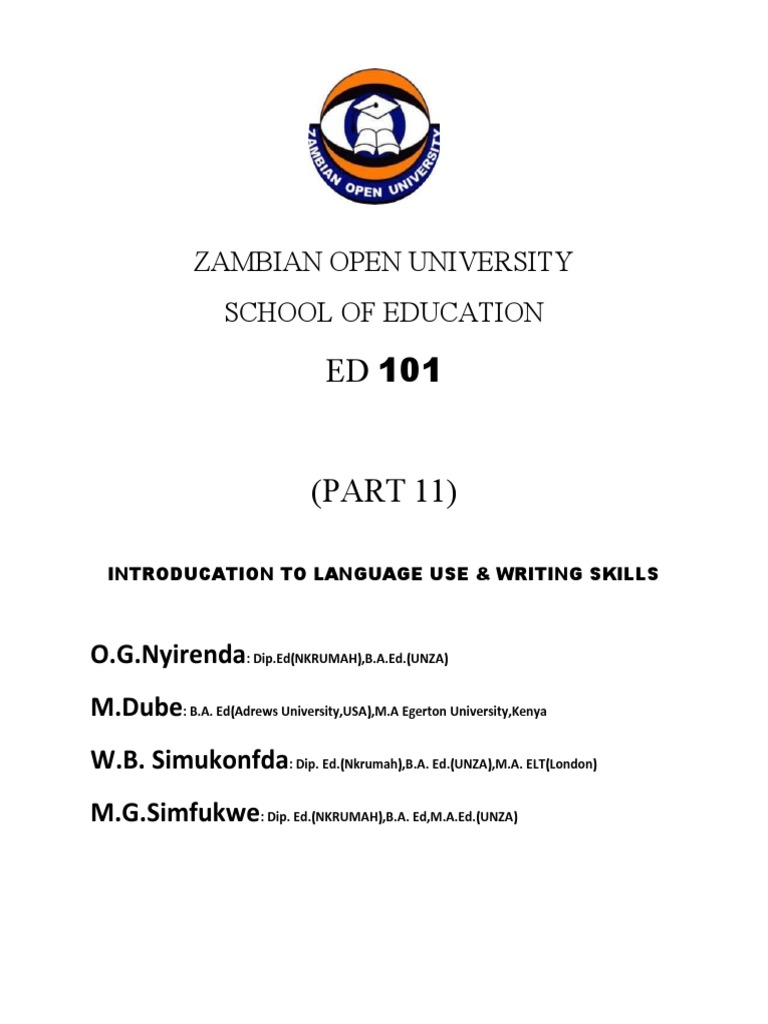 Zambian Open University | PDF