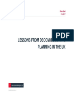 Lessons from UK Decommissioning Planning