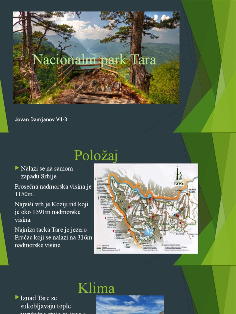 Nacionalni Park Tara | PDF