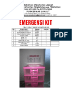 Daftar Obat Emergensi Kit