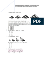 SOAL LATIHAN Pola Bilangan