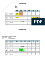 Jadwal Mengajar