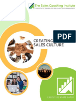 Creating A Winning Sales Culture!