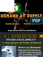 Interaksyon NG Demand at Supply Presyong Ekwilibriyo