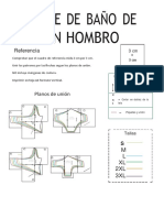 Traje de Baño Entero de Un Hombro - Costura Creativa